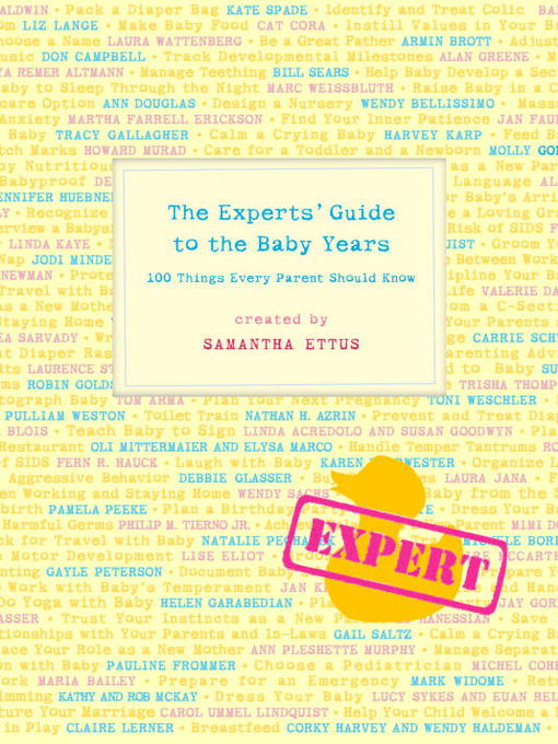 Title details for The Experts' Guide to the Baby Years by Samantha Ettus - Available